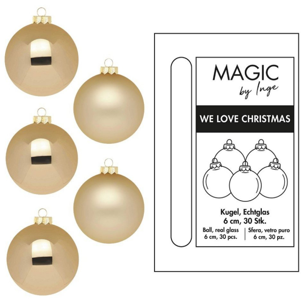INGE-GLAS® Christbaumschmuck, Baumschmuck, Weihnachtsdekoration
