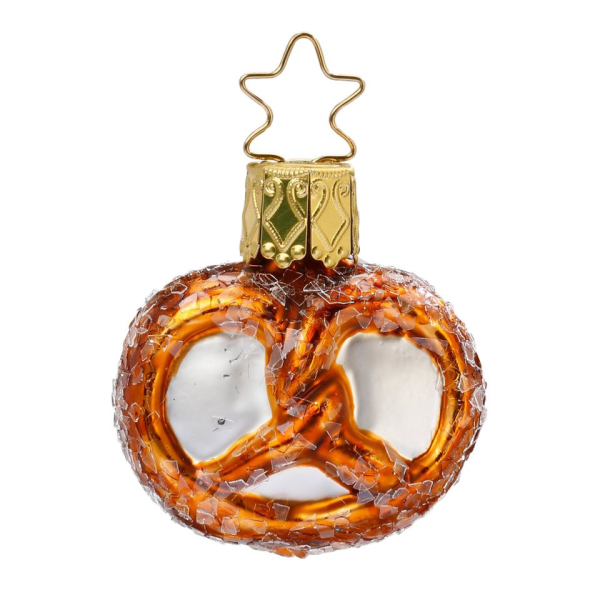 INGE-GLAS® Christbaumschmuck »Brezel, Mini Brezel« (1-tlg), mundgeblasen, handbemalt