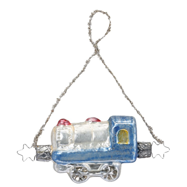 INGE-GLAS® Christbaumschmuck »Eisenbahn 8,5cm« (1-tlg), mundgeblasen, handbemalt