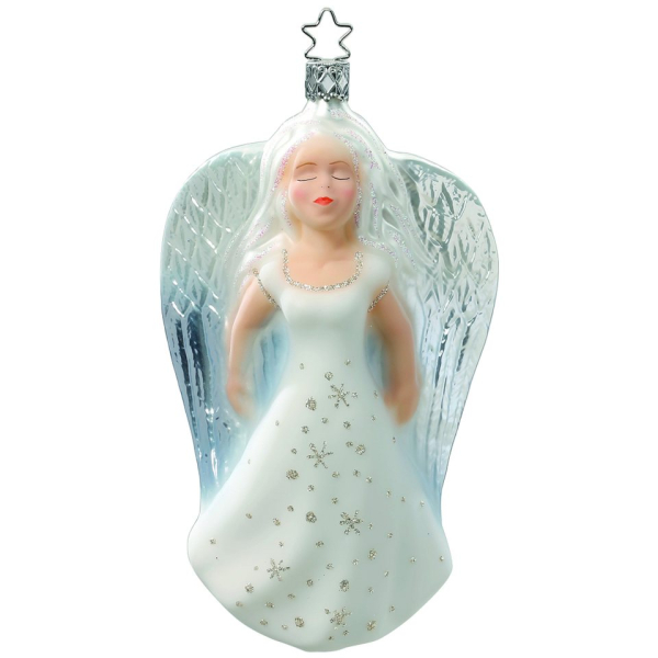 INGE-GLAS® Christbaumschmuck »Engelszauber 15,5cm, limitierte Auflage 999 St.« (1-tlg), mundgeblasen, handbemalt