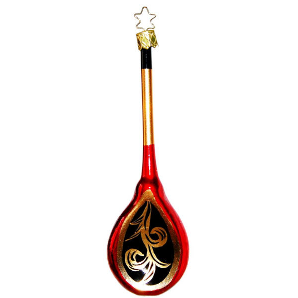 INGE-GLAS® Christbaumschmuck »Festtagslöffel« (1-tlg), mundgeblasen, handbemalt