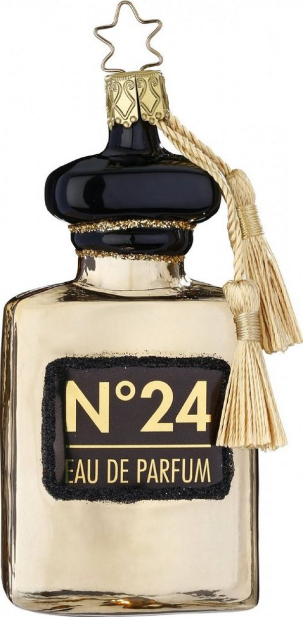 INGE-GLAS® Christbaumschmuck »Inge-Glas Christbaumanhänger Eau de Parfum«, Inge Glas Stenekrönchen