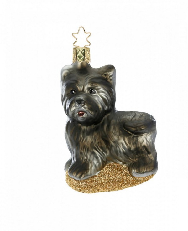 INGE-GLAS® Christbaumschmuck »Inge-Glas Christbaumanhänger  Scottish Terrier«, Inge Glas Stenekrönchen