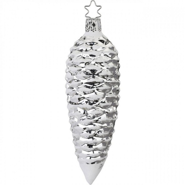 INGE-GLAS® Christbaumschmuck »Inge Glas Christbaumhänger Tannenzapfen handbemalt«, Zapfen