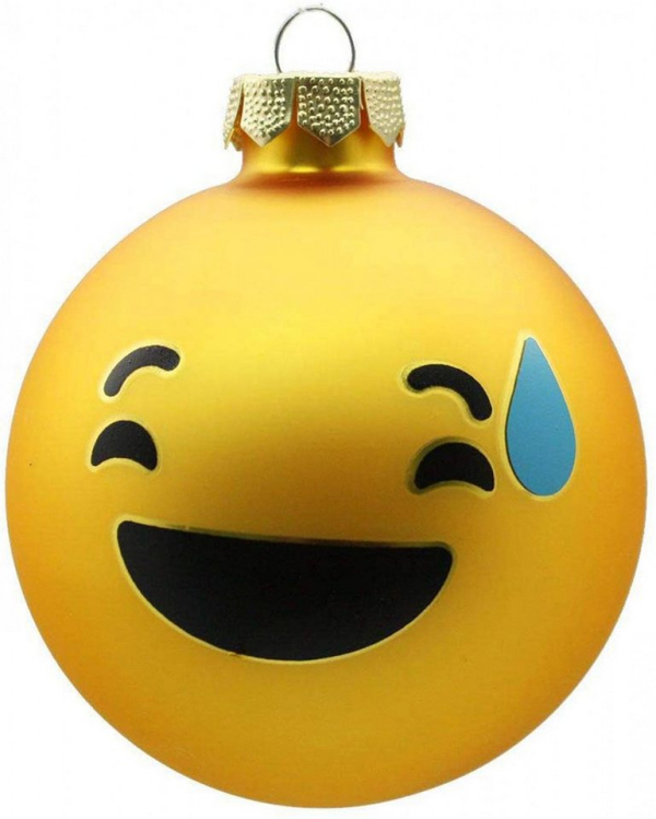 INGE-GLAS® Christbaumschmuck »Inge-Glas-Moji  Christbaumanhänger “Drop”«, mundgeblasen