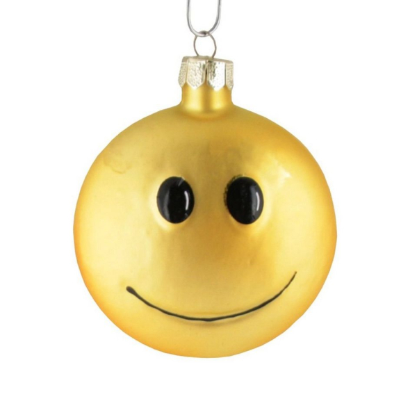 INGE-GLAS® Christbaumschmuck »INGE-GLAS® Weihnachts-Hänger Jokie SMILE« (1-tlg)