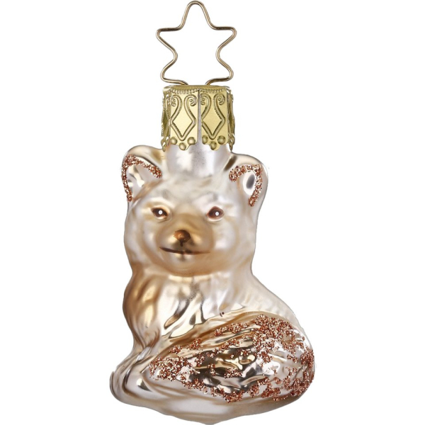 INGE-GLAS® Christbaumschmuck »kleiner Fuchs, Mini Fuchs« (1-tlg), mundgeblasen, handbemalt