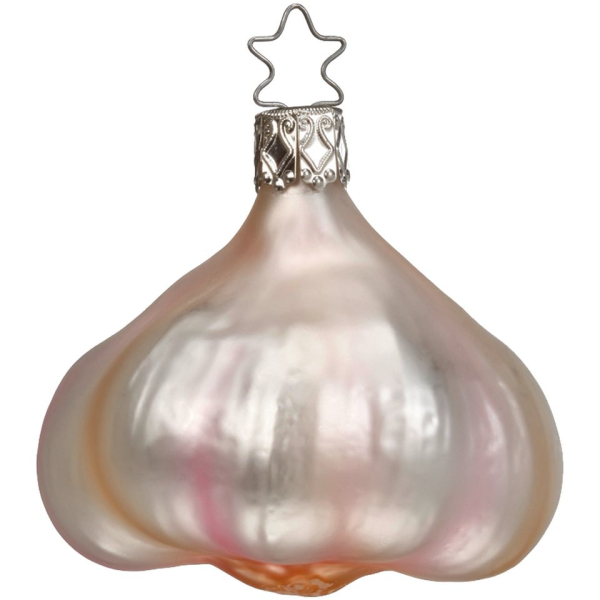 INGE-GLAS® Christbaumschmuck »Knoblauch 6cm« (1-tlg), mundgeblasen, handbemalt