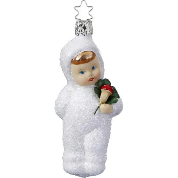 INGE-GLAS® Christbaumschmuck »Schneekind, Glückskind« (1-tlg), mundgeblasen, handbemalt