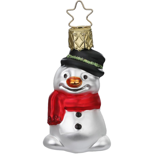 INGE-GLAS® Christbaumschmuck »Schneemann, Mini Schneemann« (1-tlg), mundgeblasen, handbemalt