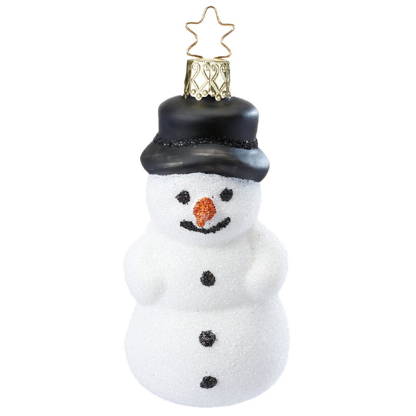 INGE-GLAS® Christbaumschmuck »Schneemann Siegfried Schnee« (1-tlg), mundgeblasen, handbemalt