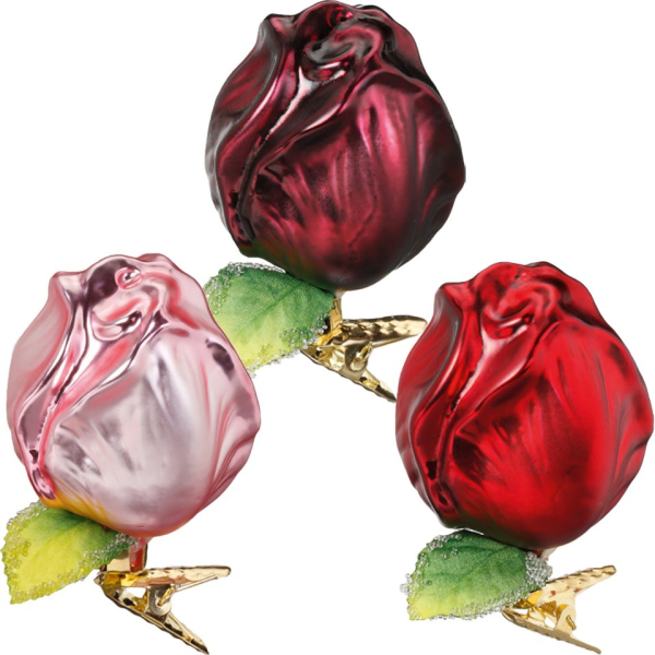 INGE-GLAS® Christbaumschmuck »Tulpe 7cm, Blumen«, mundgeblasen, handbemalt