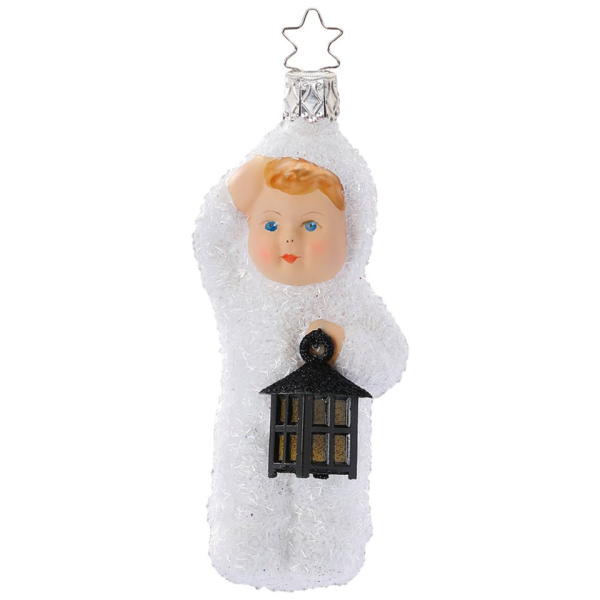 INGE-GLAS® Christbaumschmuck »Zeig mir den Weg, Schneekind« (1-tlg), mundgeblasen, handbemalt