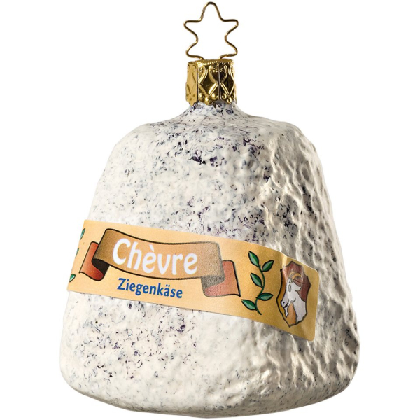 INGE-GLAS® Christbaumschmuck »Ziegenkäse 8,5cm« (1-tlg), mundgeblasen, handbemalt