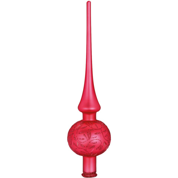 INGE-GLAS® Christbaumspitze »Delights orchidee« (1-tlg), mundgeblasen, handbemalt
