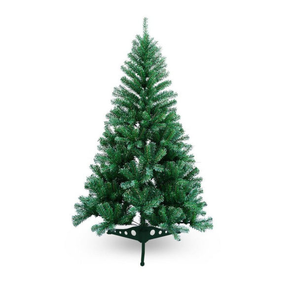 Jiubiaz Künstlicher Weihnachtsbaum »Weihnachtsbaum Tanne mit Ständer Tannennadeln Grün Außen 120cm«