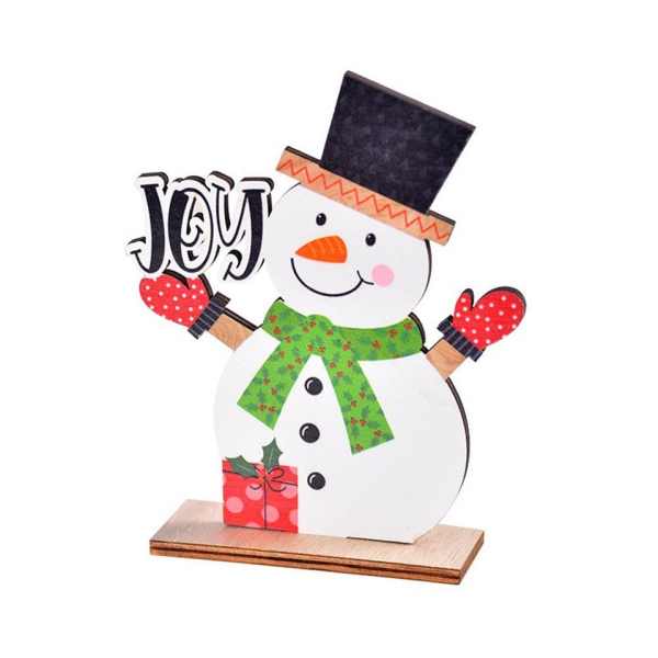 Jormftte Dekofigur »Weihnachten Holz Schneemann Puppe, Winter Weihnachten Party«