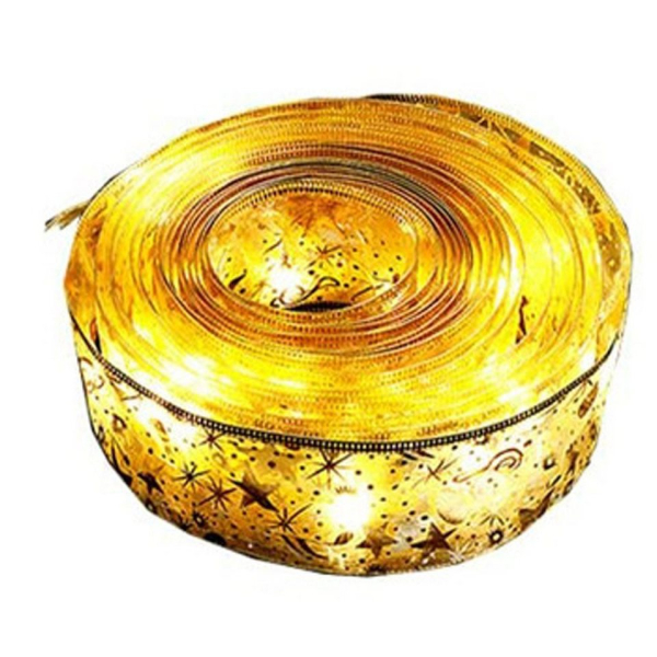 Jormftte Lichterkette »LED-Lichter mit Weihnachtsband, glänzendes Band, LED-Lichterkette, Weihnachtsbaumbeleuchtung, Dekoration, Leuchtband für den…
