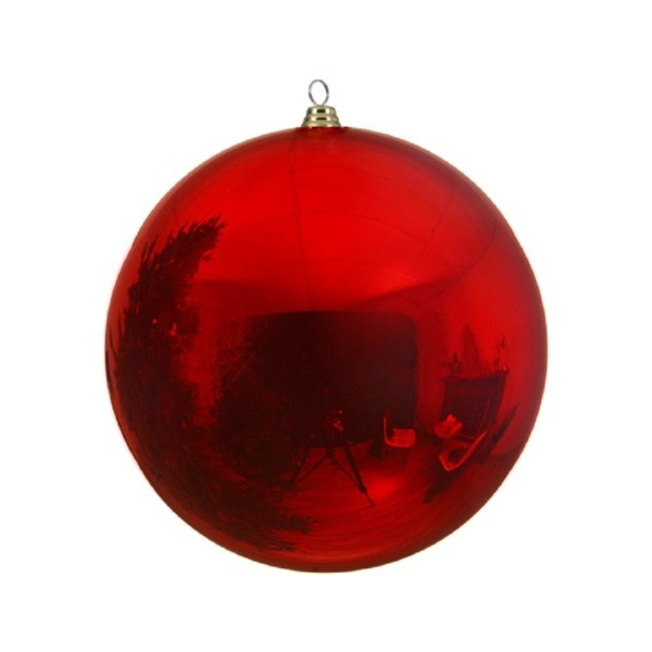 Kaemingk Weihnachtsbaumkugel »Christbaumkugeln Weihnachtskugeln bruchfest Ø 40 cm 1 Stück weihnachtsrot glanz«