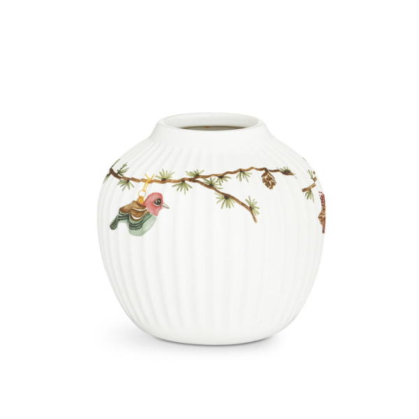 Kähler Design – Hammershøi Weihnachten Vase, H 13 cm, weiß