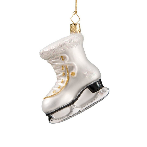 Käthe Wohlfahrt Christbaumschmuck »Schlittschuh, weiss«