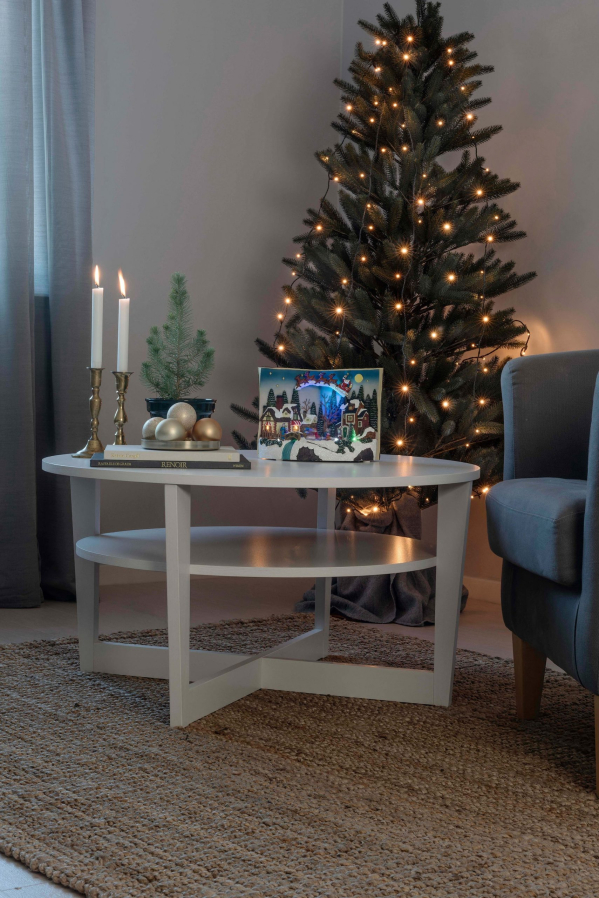 KONSTSMIDE Weihnachtsfigur, (1 St.), LED Szenerie Buch mit Kindern, mit Animation
