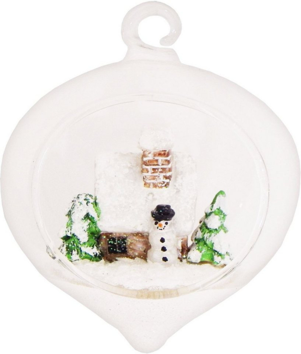 Krebs Glas Lauscha Christbaumschmuck »CBK90038« (1-tlg), Winterwelt