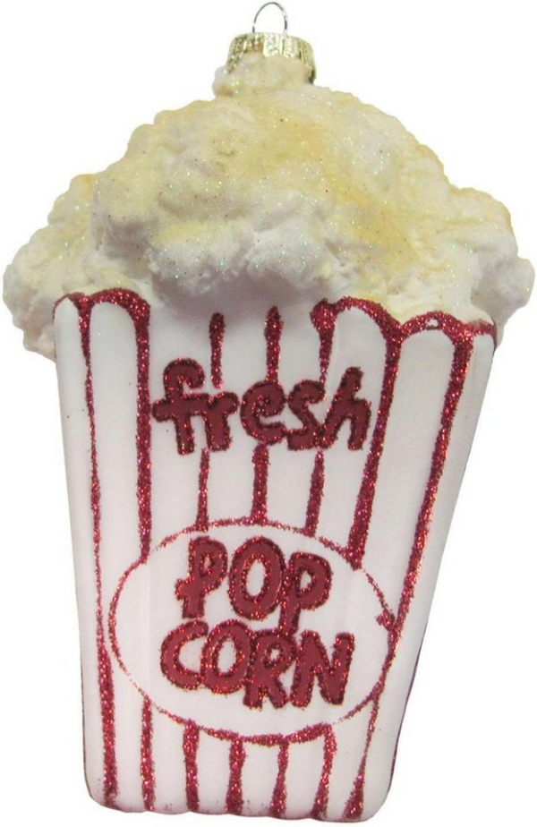 Krebs Glas Lauscha Christbaumschmuck »Tüte Popcorn« (1-tlg), mundgeblasen