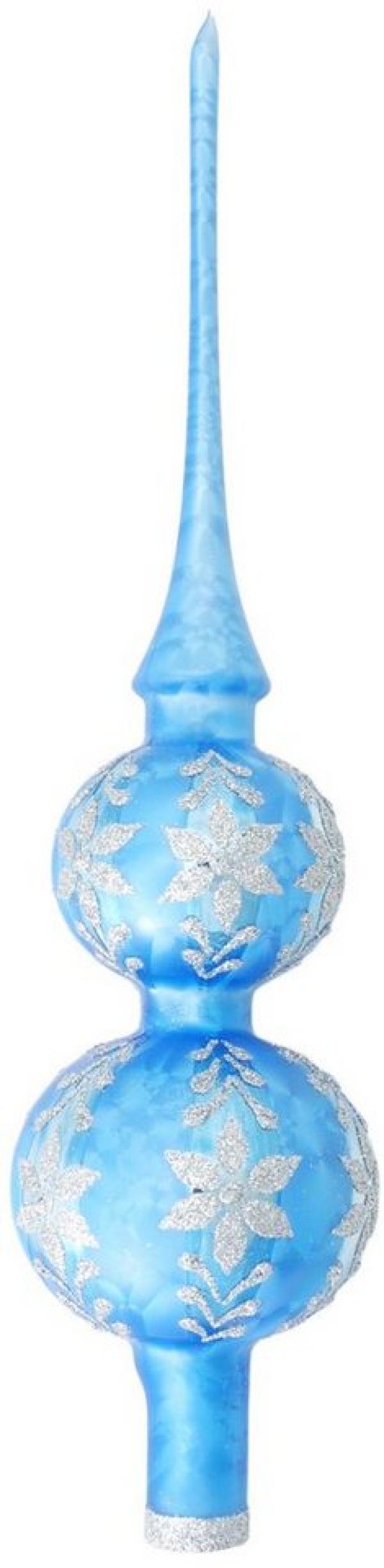 Krebs Glas Lauscha Christbaumspitze »KGL03386« (1-tlg), aus Glas, mit Dekor