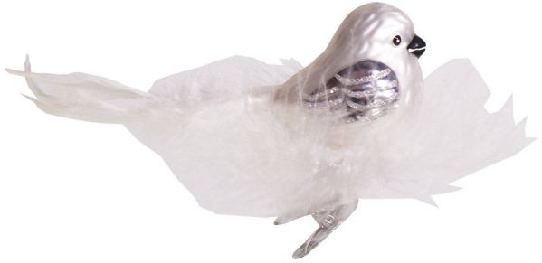 Krebs Glas Lauscha Weihnachtsbaumklammer »CBK50252« (1-tlg), Vogel