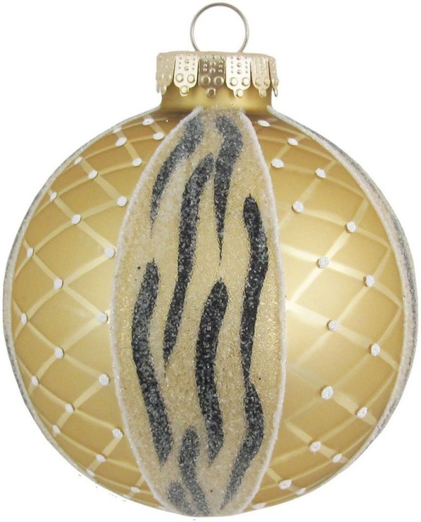 Krebs Glas Lauscha Weihnachtsbaumkugel »CBK40062« (1 St), aus Glas, mit Dekor