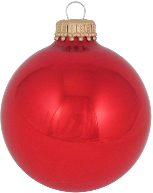 Krebs Glas Lauscha Weihnachtsbaumkugel »CBK70101«, (Set, 8 St.)