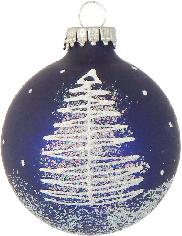Krebs Glas Lauscha Weihnachtsbaumkugel »CBK72799« (4 St)
