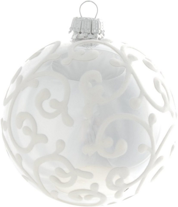 Krebs Glas Lauscha Weihnachtsbaumkugel »CBK93484« (1 St), aus Glas, mit Dekor