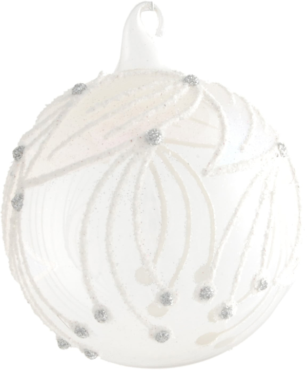 Krebs Glas Lauscha Weihnachtsbaumkugel »CBK93536«, (1 St.), aus Glas, mit Dekor