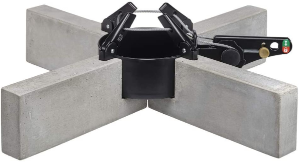 Krinner Kopenhagen 2,5 m / 12 cm Christbaumständer Beton
