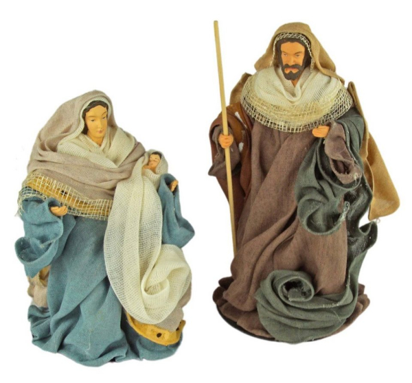 Krippenursel Krippenfigur »Ankleidefiguren Heilige Familie 2-tlg., ca. 20 cm, CR 38264« (2 St., 2-tlg), handbemalte Krippenfiguren