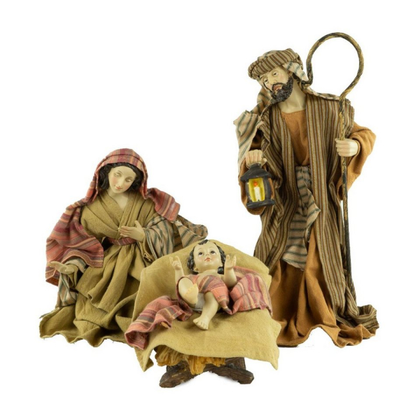 Krippenursel Krippenfigur »Ankleidefiguren Heilige Familie 3-tlg., ca. 32 cm, K 116-01« (3 St., 3-tlg), bekleidetet heilige Familie