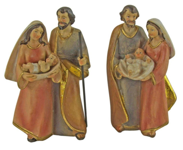 Krippenursel Krippenfigur »Krippenfiguren Heilige Familie, 2er Set, ca. 12 cm, K 240« (2 St., 2-tlg), handbemalte Krippenfiguren