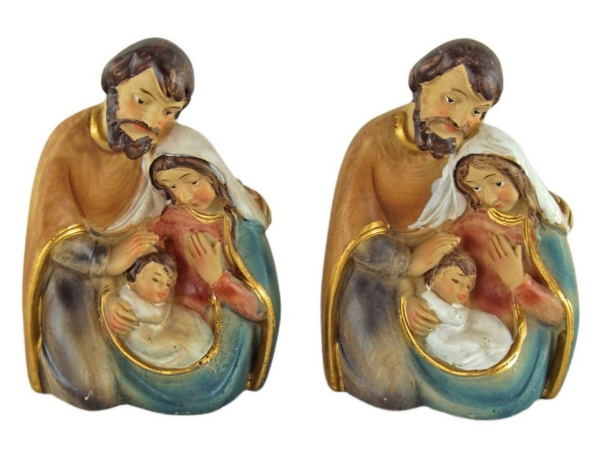 Krippenursel Krippenfigur »Krippenfiguren Heilige Familie, 2er Set, ca. 8 cm, K 098« (2 St., 2-tlg), handbemalte Krippenfiguren