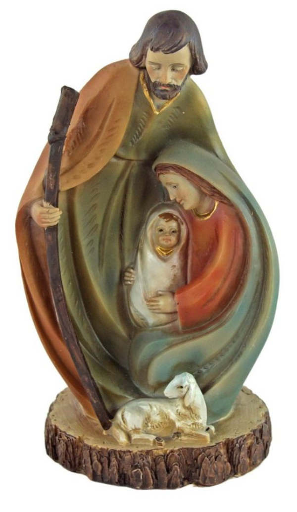 Krippenursel Krippenfigur »Krippenfigurenblock Heilige Familie, ca. 15 cm, K 055« (1 St., 1-tlg), handbemalte Krippenfiguren