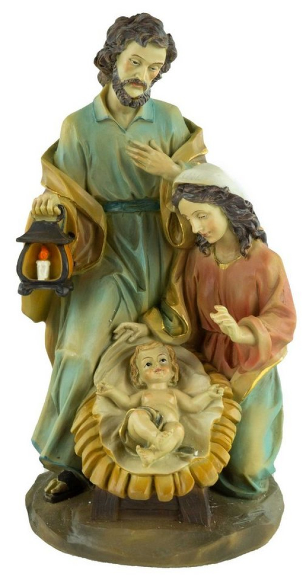Krippenursel Krippenfigur »Krippenfigurenblock Heilige Familie groß, ca. 23 cm, K 030F-23« (1 St), handbemalte Krippenfiguren