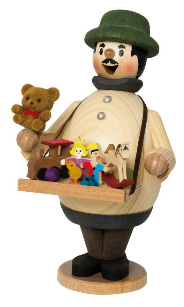 Kuhnert Räuchermännchen »33156, Max als Spielzeughändler«, Made in Germany