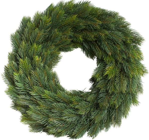 Kunstkranz »Edel-Adventskranz beidseitig« Tanne, Botanic-Haus, Höhe 12 cm