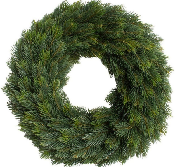 Kunstkranz »Edel-Adventskranz einseitig« Tanne, Botanic-Haus, Höhe 10 cm