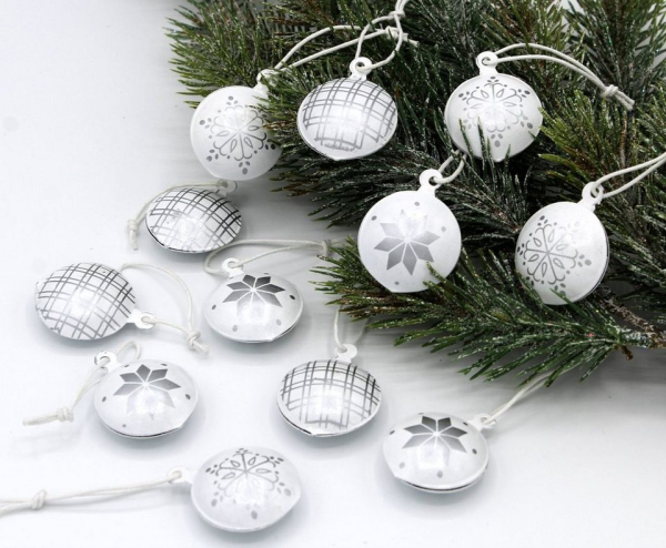 LB H&F Lilienburg Christbaumschmuck »12er SET Christbaumanhänger Christbaumschmuck Anhänger Christbaum Tannenbaum Weihnachtsbaum Deko…
