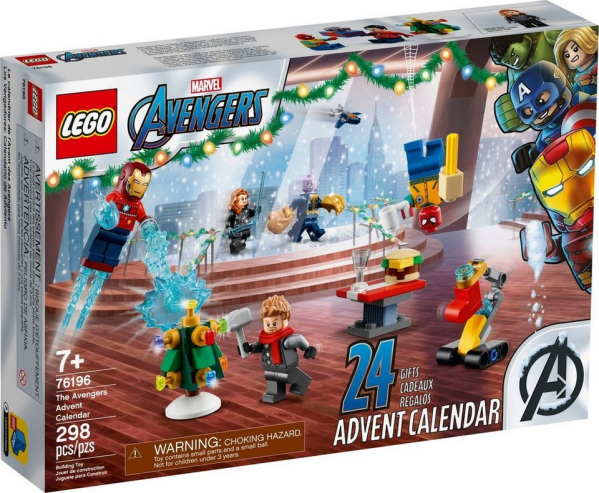 LEGO® Adventskalender 76196 Marvel Avengers Adventskalender 2023 – Kinder ab 7 Jahren, Weihnachtsgeschenk, Spielzeug Advent Kalender