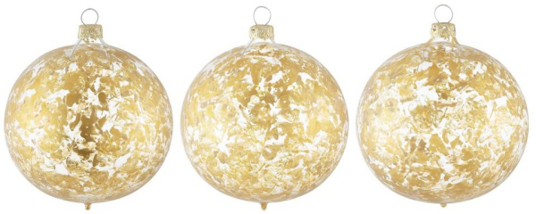 Leonique Weihnachtsbaumkugel »Opulent« (3 St), mundgeblasen und handdekoriert