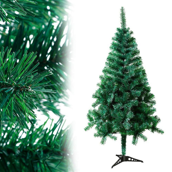 LZQ Künstlicher Weihnachtsbaum »Weihnachtsbaum Künstlich PVC Christbaum«, 1,2M Grün Christbaum mit Schnellaufbau Klappsystem