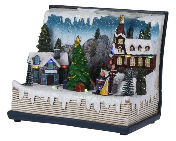 made2trade Weihnachtsdorf »BUCH«, mit LED Beleuchtung